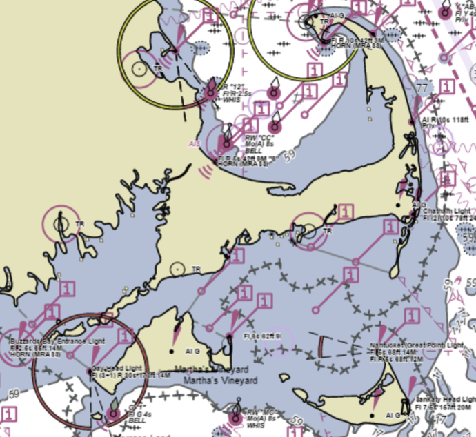 Nautical chart